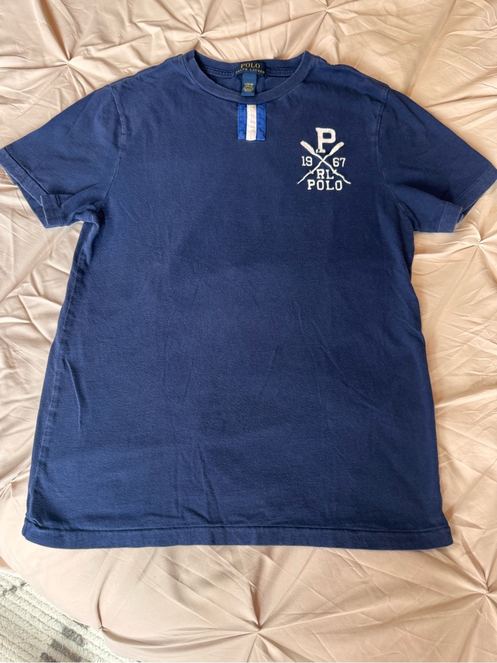Polo by Ralph Lauren Navy Tee Nautical Preppy summer